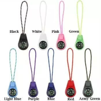 Мини-компас-сувенир для выживания, водонепроницаемый компас для пеших походов, компас для кемпинга, аксессуар для сумки 1pc Random Color