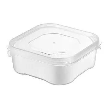 Контейнер для хранения продуктов питания прозрачный 350 мл экономит место штабелируемый герметичный свежий подогреваемый PP Me