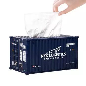 Мини-контейнер для перевозки, модель автомобильной коробки для салфеток, индивидуальный настольный органайзер для салфеток, креативный пластиковый держатель для салфеток для гостиной