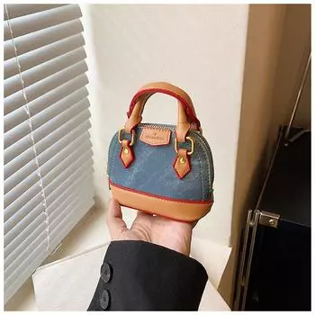 Мини контрастная сумка через плечо, новая женская многоцветная сумка на молнии через плечо, модная портативная сумочка-кошелек для ключей в виде помады