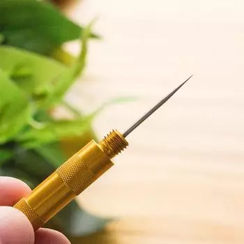 Мини-конус, специальный заостренный конус, кожаный конус с увеличенными отверстиями, ручная работа, конус из коровьей кожи со шляпой и металлической ручкой золотой