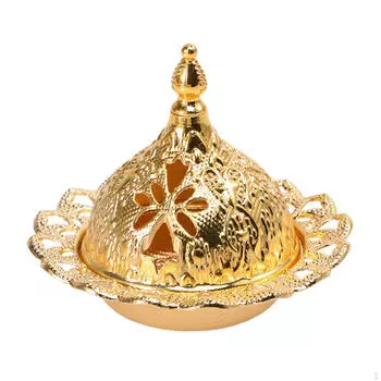 Мини-конусный держатель горелки с водопадом и обратным потоком, домашний декор для комнаты для медитации, золотой