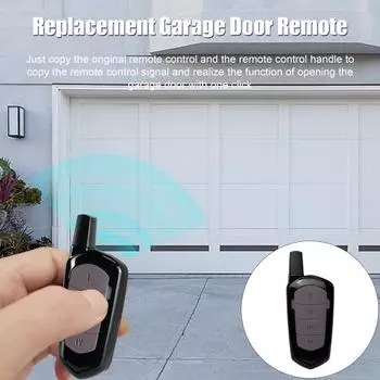 Мини-копия пульта дистанционного управления гаражными воротами, дублирование сигнала 33,92 МГц, клонирование с плавающим кодом, копирование нескольких обучающих кодов для беспроводных гаражных ворот чёрный