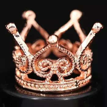 Мини-корона принцесса Топпер Детские украшения для волос для свадьбы, дня рождения серебряный