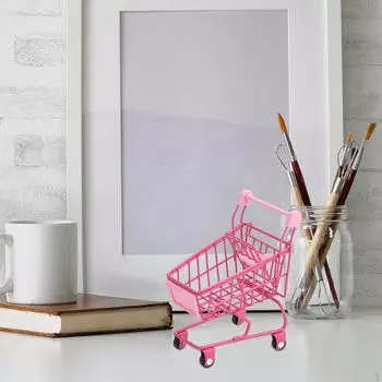 Мини-корзина для ролевых игр, ящик для хранения игрушек, настольный органайзер для домашнего офиса розы красного