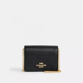 Мини-кошелек Coach на цепочке