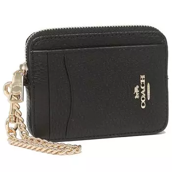 Мини-кошелек для карточек Outlet Coin Case, черный COACH 6303 IMBLK [Coach] женский [Товар]