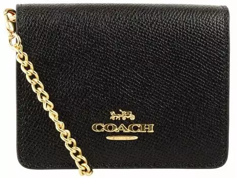 Мини-кошелек для карточек Outlet Signature Crossbody Chain c0059 [Coach] Для женщин [Товар]