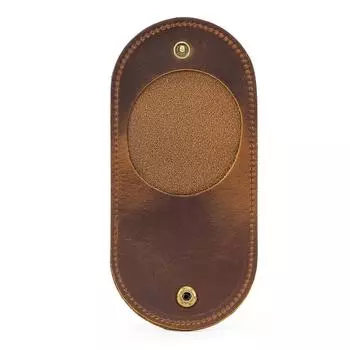 Мини-кошелек из кожи ручной работы для монет, мужской и женский, винтажный, тонкий, складной, для монет, кошелек коричневый