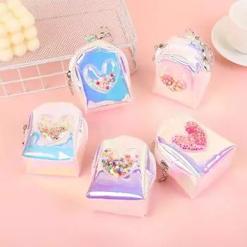 Мини-кошелек Jelly Zero из ПВХ, сумки для денег, рюкзак, портмоне для девочек