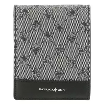 Мини-кошелек в двойном сложении Plaid Kings Grey [Patrick Cox] [19]