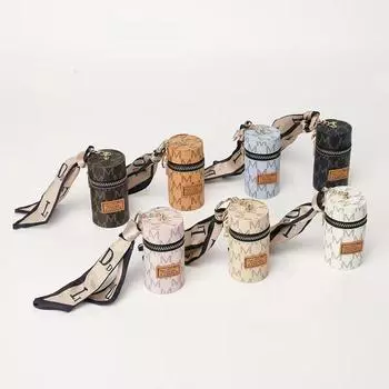 Мини-кошелек в стиле ретро для монет, классический мешочек с декором в виде шарфа, на молнии, портативная многофункциональная сумка для помады