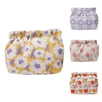 Мини-косметичка для женщин, карманная косметичка, милый кошелек для монет с принтом, самозакрывающийся D