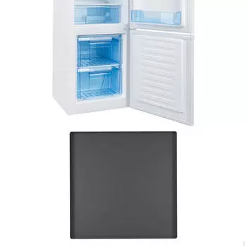 Мини-коврик для холодильника, силиконовый поддон для сбора капель, большая морозильная камера с высоким приподнятым краем для стиральной машины серый