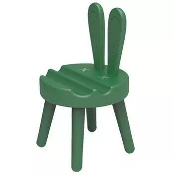 Мини-кресло-подставка для мобильного телефона Портативный держатель для телефона-кресла Ленивая подставка для мобильного телефона Просмотр драм Green-Rabbit Chair