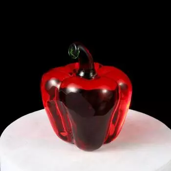 Мини-кристальные фруктовые украшения Имитация фруктов Кристальные поделки Украшения Вечеринка Red-Pepper