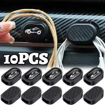 Мини-крючки для автомобиля, многофункциональный самоклеящийся настенный крючок, крючок для хранения на приборной панели автомобиля, невидимый крючок для украшения автомобиля