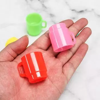 Мини-кружка, чашка, пластиковая посуда, бутылки для вина, бокалы, пивные аксессуары, миниатюры для кукольных домиков зелёный