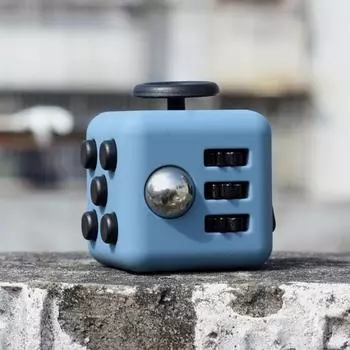 Мини-кубик-непоседа, виниловый стол, игрушки для пальцев, сжимающее веселье, снятие стресса, антистресс, стресс-куб, игрушки жёлтый