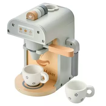 Мини-кухня Smart Eye, готовая игровая домашняя кухня, серия «Сахар» (Кофе-машина) серый