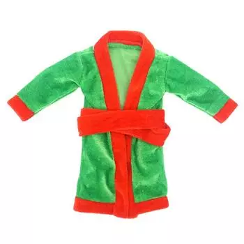 Мини-кукла Bademantel Polyester Puppe Nachthem Requisiten zum Umziehen Spie Blue