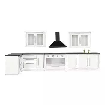 мини-кукольная кухня реалистичный кукольный кухонный шкаф,