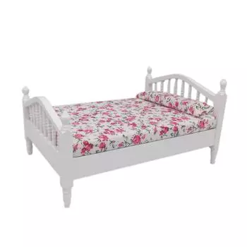 Мини-кукольный домик, мебель, кровать, миниатюрная гостиная, детская игрушка для ролевых игр