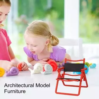 Мини-кукольный стульчик 1:6 масштабный миниатюрный складной стул для кукольного домика DIY забавная мебель аксессуар для фигурок модель поезда держатель для мобильного телефона