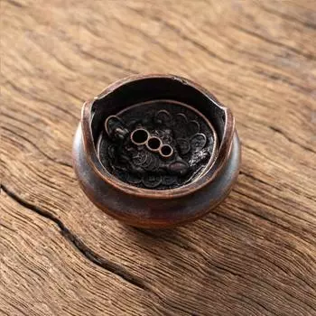 Мини-курильница для благовоний, бытовая, для помещений, сандаловая курильница для поклонения Будде, антикварная курильница