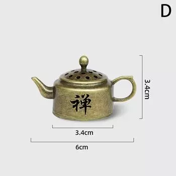Мини-курильница в стиле дзен, сплав благовоний, мини-курильница Boshan, китайская старинная, для украшения дома, держатель для благовоний из сандалового дерева D