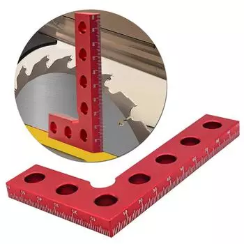 Мини-квадрат для позиционирования 90 градусов, маленькие карманные угловые зажимы для деревообработки, столярный инструмент L-образный квадрат