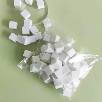 Мини-квадратная косметическая губка для макияжа Пуховка для влажного и сухого макияжа Пуховка для маникюра Губка для градиента Пуховка для ногтей Инструменты для ногтей 2cm