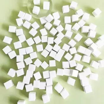 Мини-квадратная косметическая губка для макияжа Пуховка для влажного и сухого макияжа Пуховка для маникюра Губка для градиента Пуховка для ногтей Инструменты для ногтей 2cm