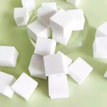 Мини-квадратная косметическая губка для макияжа Пуховка для влажного и сухого макияжа Пуховка для маникюра Губка для градиента Пуховка для ногтей Инструменты для ногтей 2cm