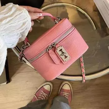 Мини квадратные сумки через плечо для женщин женская сумка на плечо сумка из искусственной кожи с пряжкой-замком сумка для мобильного телефона модная