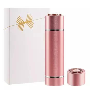 MINI Ladies Face Нежелательные волосы на лице Вращающийся бикини Полностью моющийся Внутренний USB Японский Руководство по эксплуатации в комплекте [Super Type] Бритва, Женская бритва, розовый