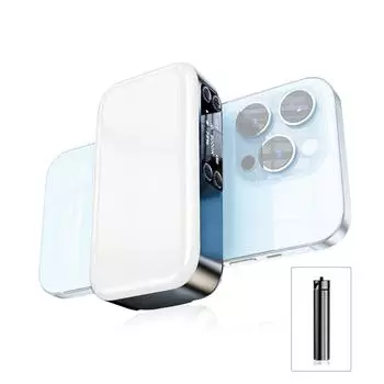 Мини-лампа для фотосъемки, светодиодная лампа с регулируемой яркостью, портативная лампа для видеоблога с трехцветными режимами освещения, 2000 мАч чёрный