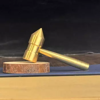 Мини-латунный молоток для ремонта ореха, подарочный легкий ювелирный инструмент