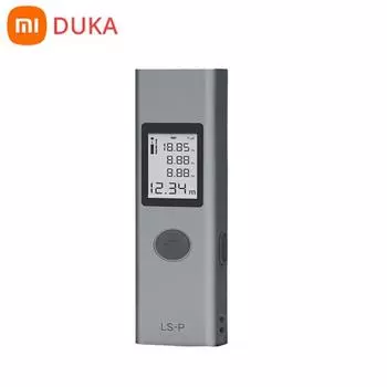 Мини-лазерный дальномер Xiaomi Duka 40 м LS-P, высокоточный портативный дальномер для измерений 1pc серый