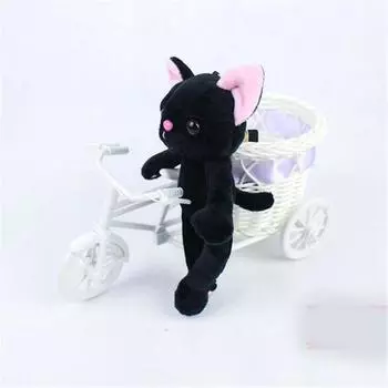 Мини ленивый кот плюшевая игрушка кулон милый мультяшный кот брелок рюкзак мобильный телефон DIY Grab Machine игрушки 15 см 15CM
