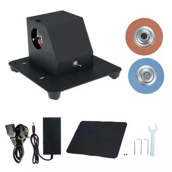 Мини-ленточная шлифовальная машина 250 Вт, точилка для ножей, электрическая настольная шлифовальная машина, 7 регулируемых скоростей US Plug