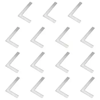 Мини-линейка 10x15 см из нержавеющей стали, квадратная, для студентов-плотников.