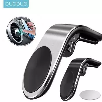 Мини-магнитный автомобильный держатель для телефона Автомобильное крепление для мобильного телефона Магнитный автомобильный держатель для GPS-навигатора car holder серебряный