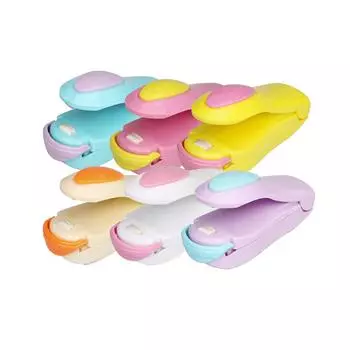 Мини-MagSealer 2 в 1, термосварка, мини-запайщик для пищевых продуктов, запечатщик пакетов для чипсов, портативный термовакуумный упаковщик, пластиковый упаковщик синий