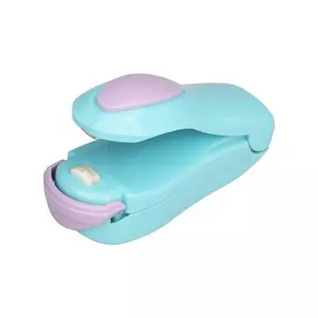 Мини-MagSealer 2 в 1, термосварка, мини-запайщик для пищевых продуктов, запечатщик пакетов для чипсов, портативный термовакуумный упаковщик, пластиковый упаковщик синий