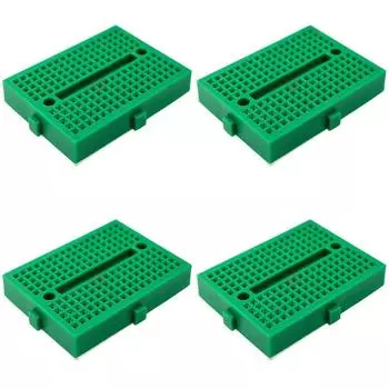 Мини-макетная плата AU SYB-170 35x47 мм, беспаечная макетная плата для набора «сделай сам» (зеленый)