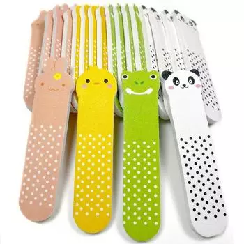 Мини-маленькая буферная пилочка для ногтей с милыми животными, наждачная бумага, инструменты для полировки кончиков пальцев, инструменты для маникюрного салона Chick 20pcs