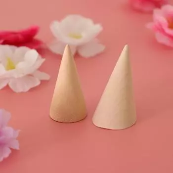 Мини-маленькие деревянные конусные кольца, стенды-органайзеры для ювелирных изделий, держатели M, стиль 1 Style 2