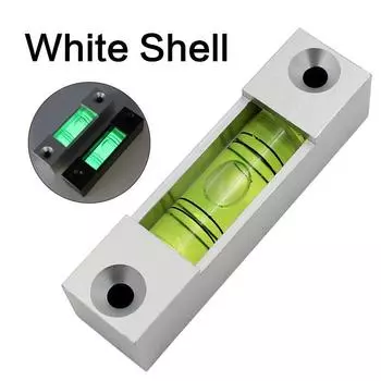 Мини маленький спиртовой уровень Металлический материал светящиеся горизонтальные пузырьковые шарики Квадратный ночного видения функция стержневой спиртовой уровень