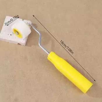 Мини малярные валики Двери и потолки Шерстяные кисти Очень маленькие Подкраска краски Отделочная кисть Валик для краев Кисть для краски для ремонта стен as the picture